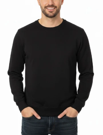 Bluza Pull&Bear, negru