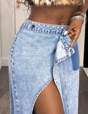 Fusta SHEIN, albastru