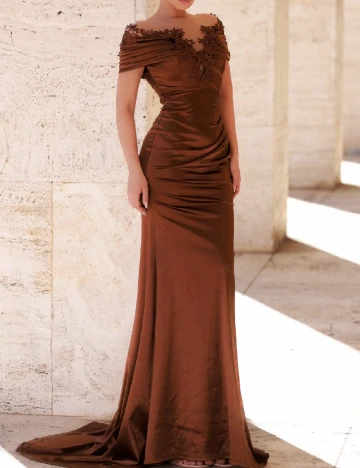 Rochie lunga SHEIN, maro