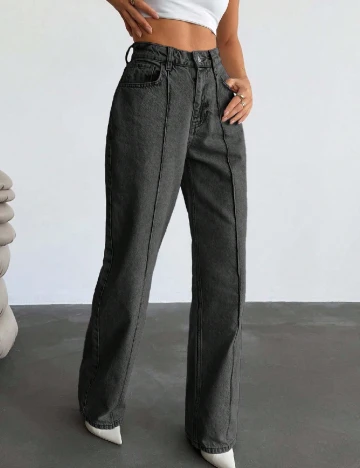 Blugi SHEIN, gri inchis