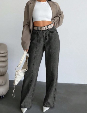 Blugi SHEIN, gri inchis