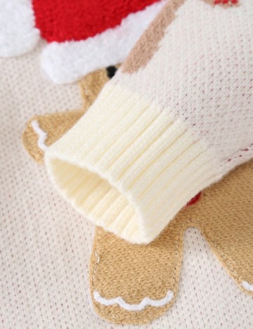 Pulover Shein Kids, alb