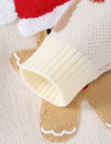 Pulover Shein Kids, alb