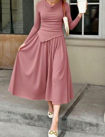 
						Compleu Shein Kids, roz pudra