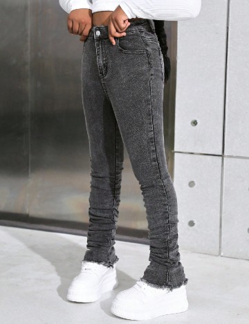 Blugi Shein Kids, gri