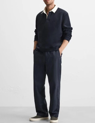 Pantaloni Zara, bleumarin