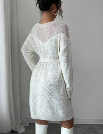 Rochie scurta SHEIN, alb