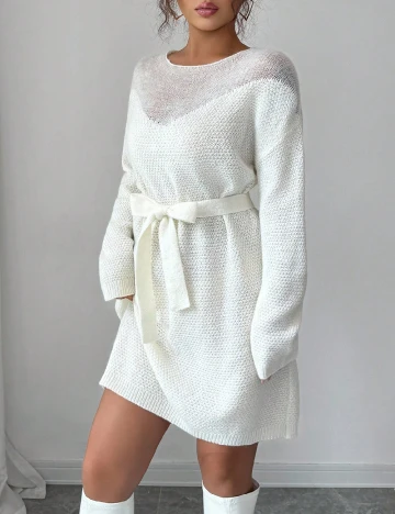 Rochie scurta SHEIN, alb