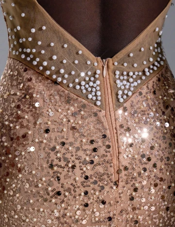 Rochie lunga SHEIN, piersica