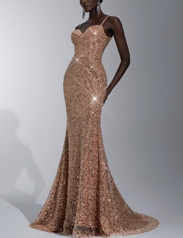 Rochie lunga SHEIN, piersica