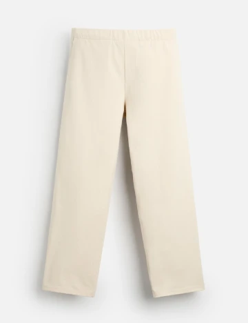 Pantaloni Zara, ecru