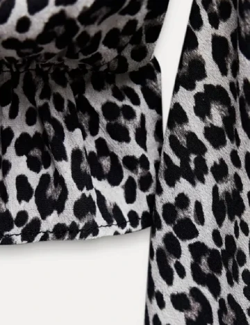 Rochie scurta Zara, animal print