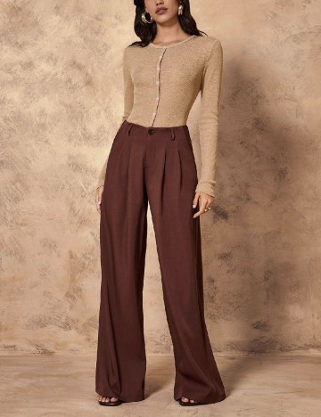 
						Pantaloni SHEIN, maro