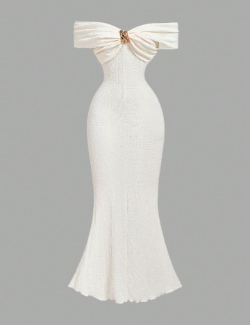 
						Rochie lunga SHEIN, crem