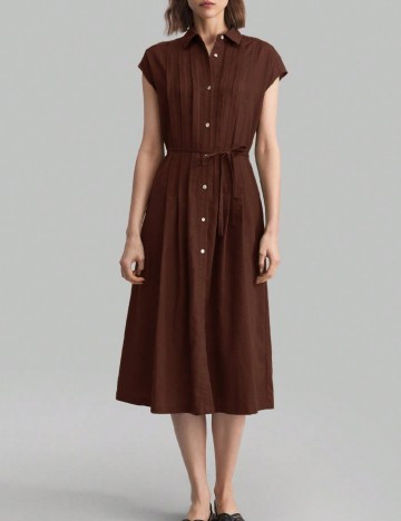 Rochie medie SHEIN, maro