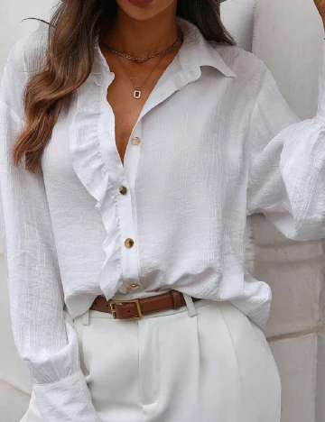 Camasa SHEIN, alb