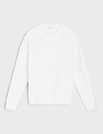 Pulover Sinsay, alb