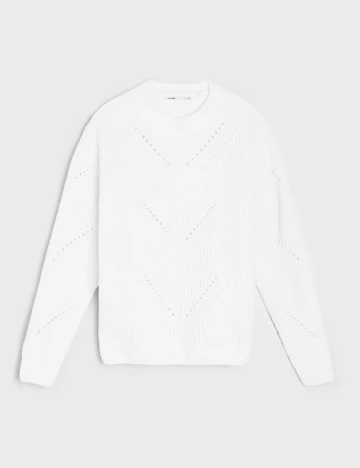 Pulover Sinsay, alb