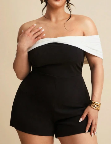 Salopeta SHEIN CURVE, negru