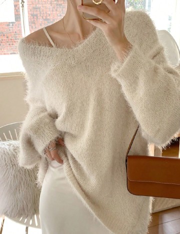 Pulover Dazy, ecru