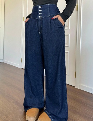 Blugi SHEIN CURVE, albastru