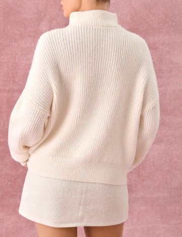 Pulover Sinsay, ecru