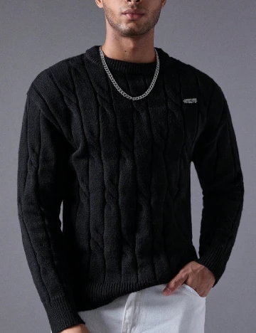 Pulover SHEIN, negru