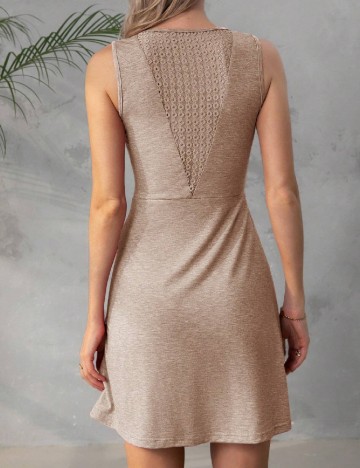 Rochie scurta SHEIN, maro