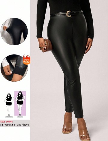 Lant pentru pantaloni SHEIN CURVE, negru