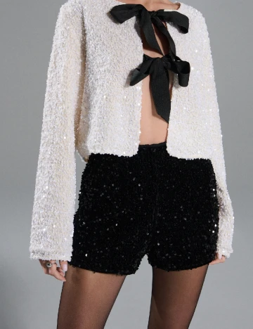 Pantaloni scurti Sinsay, negru