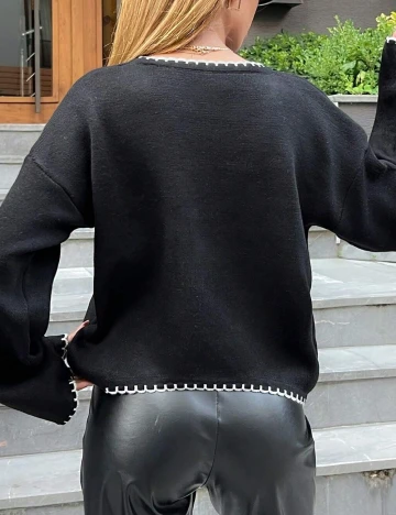 Bluza Oversize SHEIN, negru