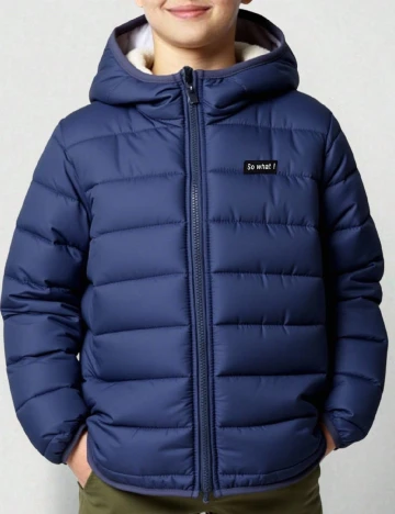 Geaca Shein Kids, albastru