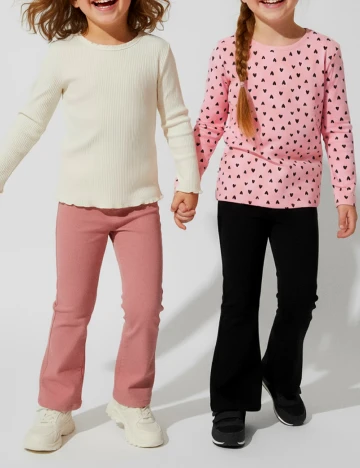 Set pantaloni 2 perechi Sinsay, roz/negru