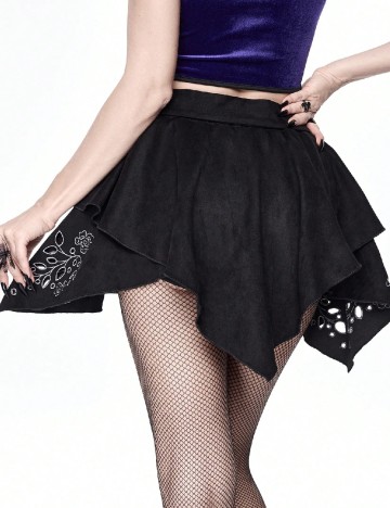 Fusta pantalon Romwe, negru