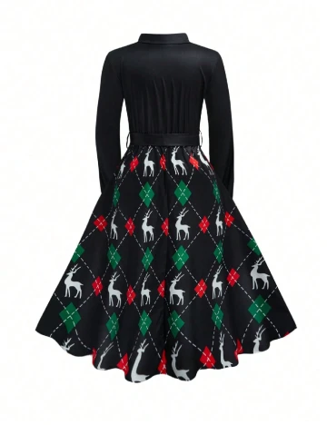 Rochie lunga SHEIN CURVE, negru