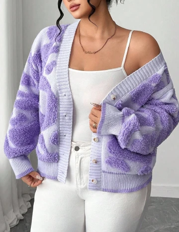 Cardigan SHEIN CURVE, mov