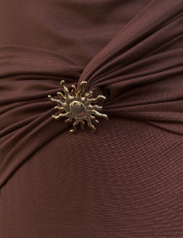 Rochie lunga SHEIN, maro