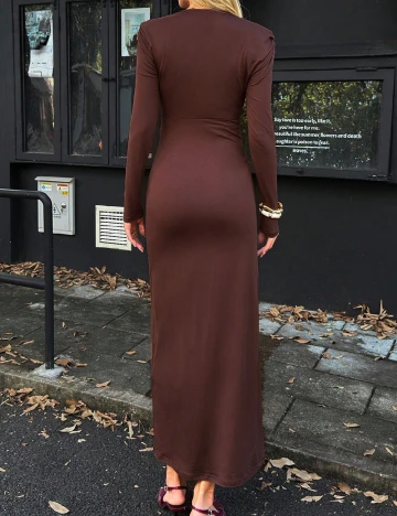 Rochie lunga SHEIN, maro