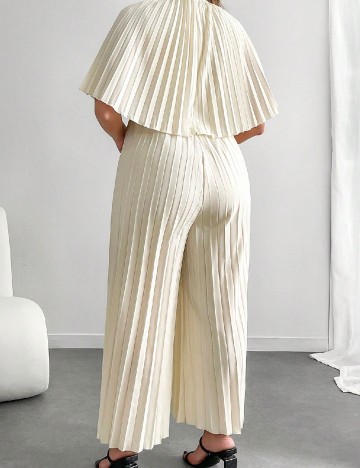 Salopeta SHEIN CURVE, ecru