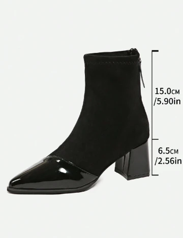 Botine SHEIN, negru