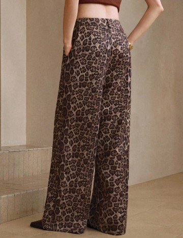 Pantaloni SHEIN, animal print