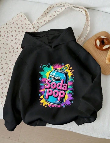 Hanorac Shein Kids, negru