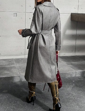 Palton Aveloria, gri