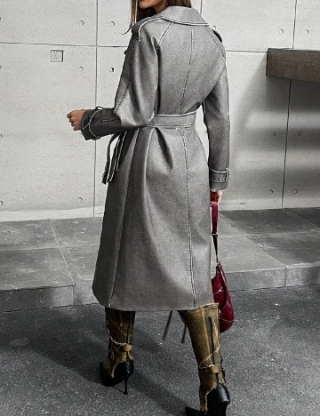 Palton Aveloria, gri