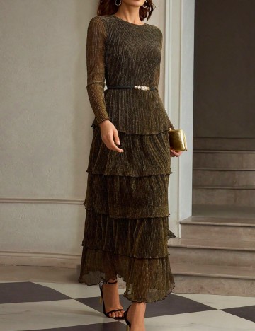 Rochie lunga SHEIN, verde