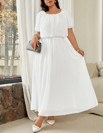 
						Compleu SHEIN CURVE, alb