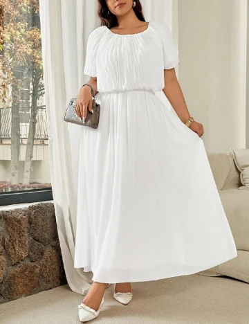 Compleu SHEIN CURVE, alb