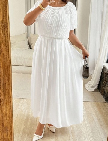 Compleu SHEIN CURVE, alb