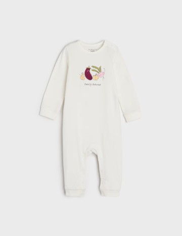 Set salopete 2 bucati Sinsay, galben/alb