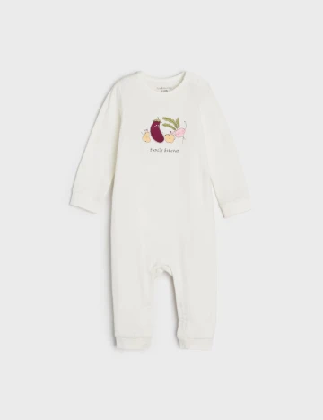 Set salopete 2 bucati Sinsay, galben/alb